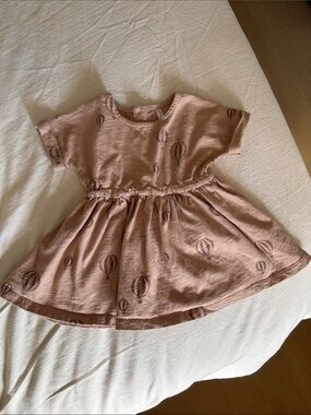 Rylee + Cru Dusty Balloon Print Cotton Dress